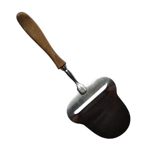 Stainless Steel Cheese Slicer With Wooden Handle Raadvad Rustfri Retro Kitchen - Picture 3 of 8